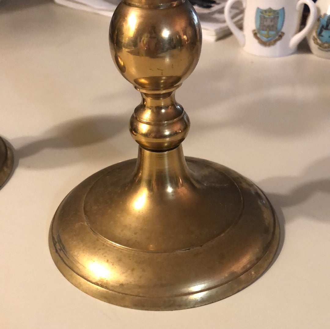 Pair of Brass Candlesticks