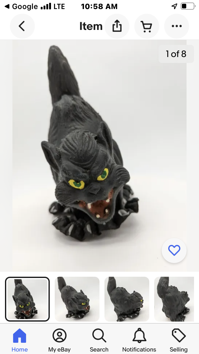 Black Cat Halloween Decor