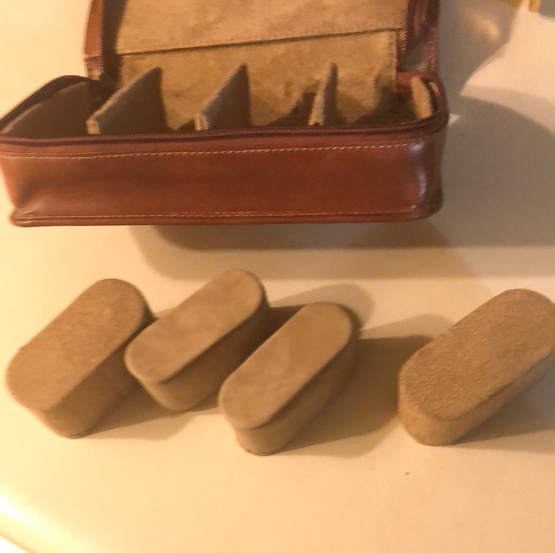 Vintage Fossil Mens Leather Case