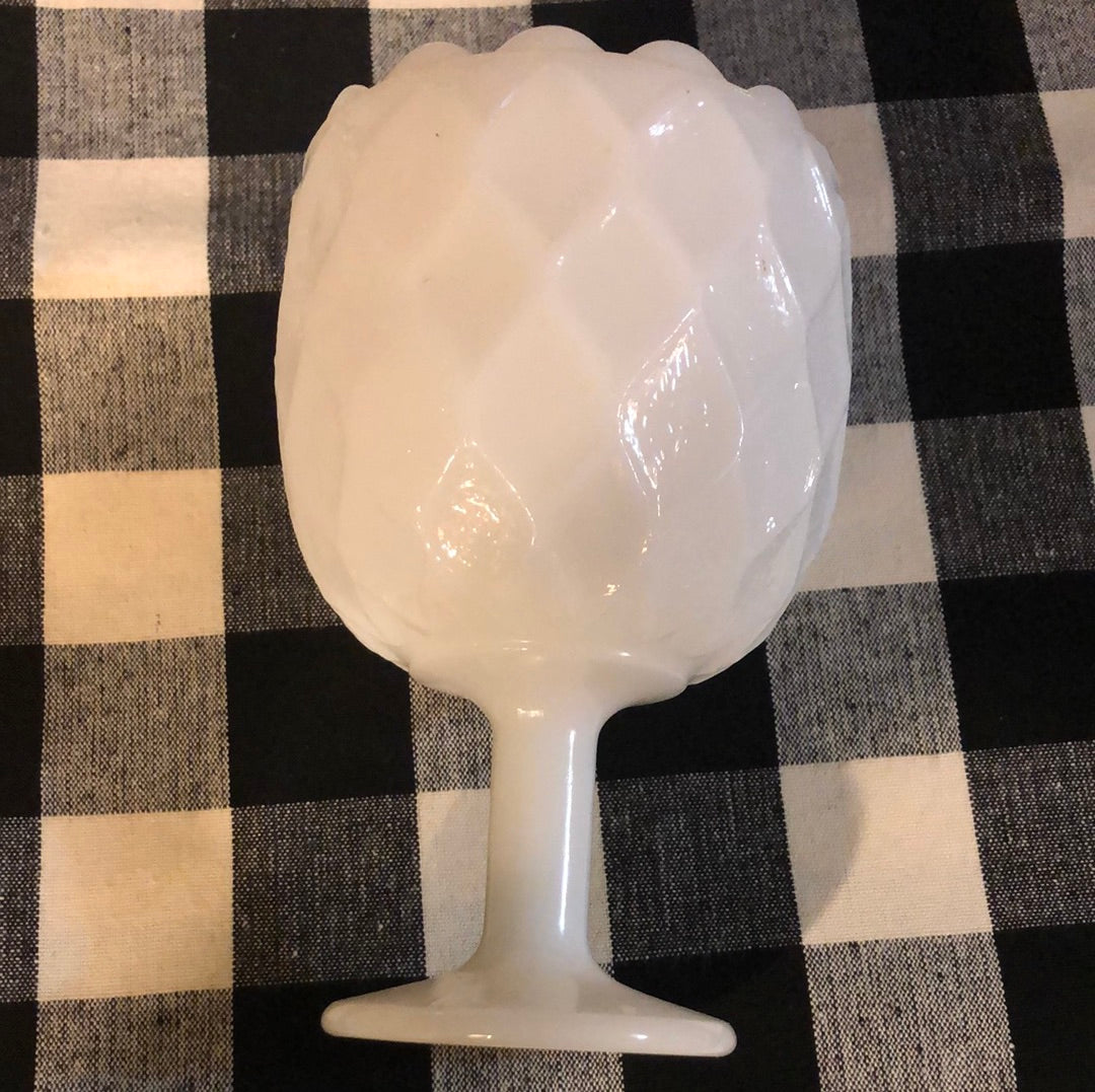 Milk Glass Vase