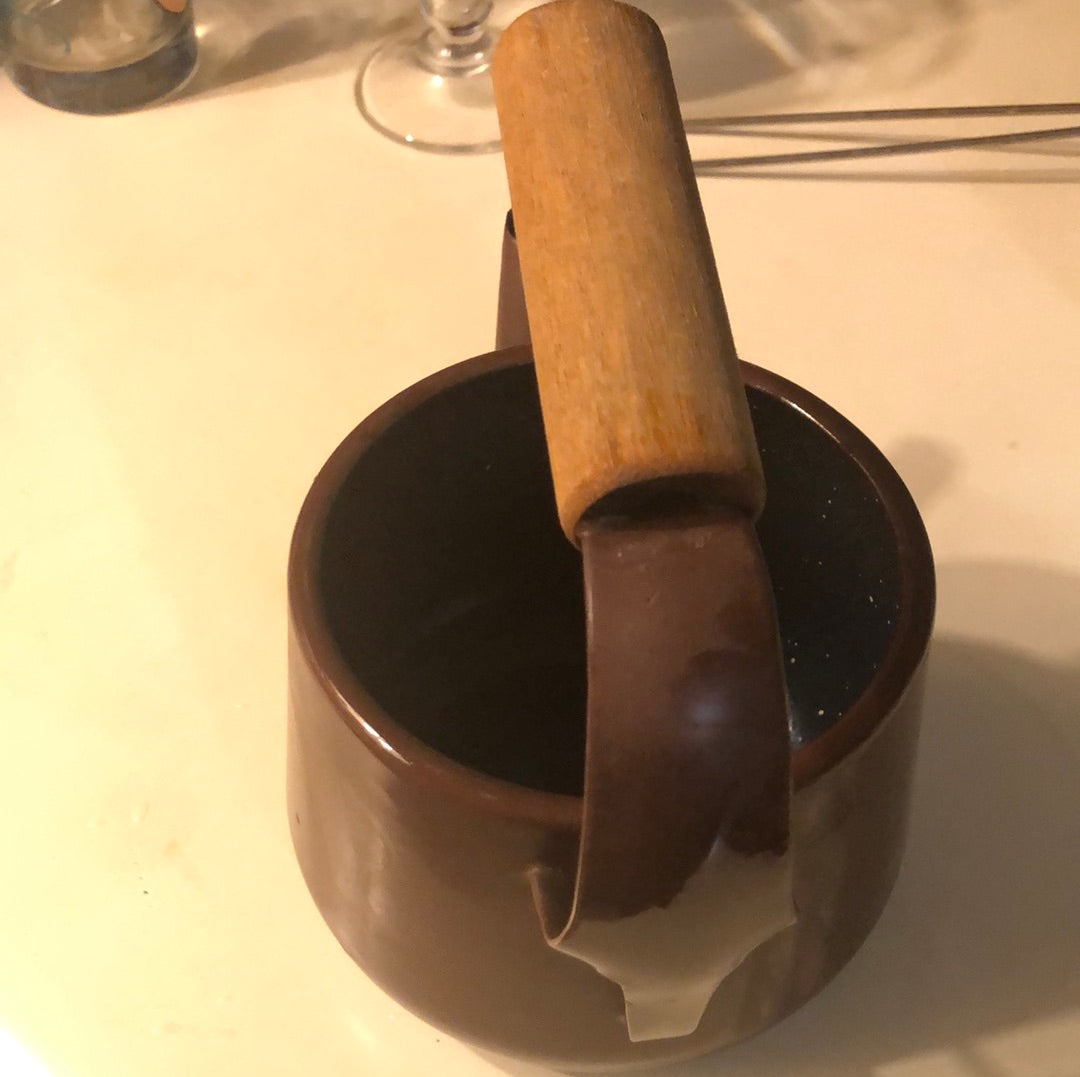 Brown Enameled MCM tea Pot