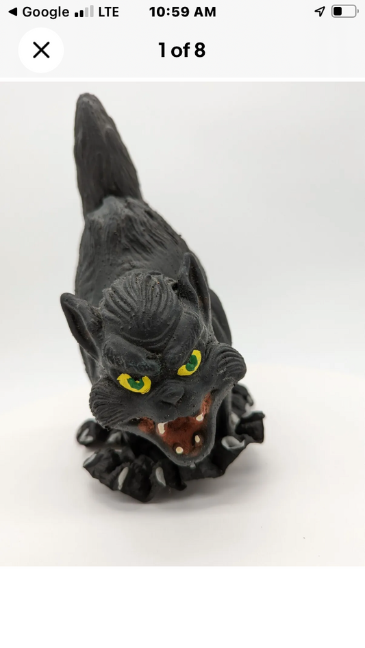 Black Cat Halloween Decor