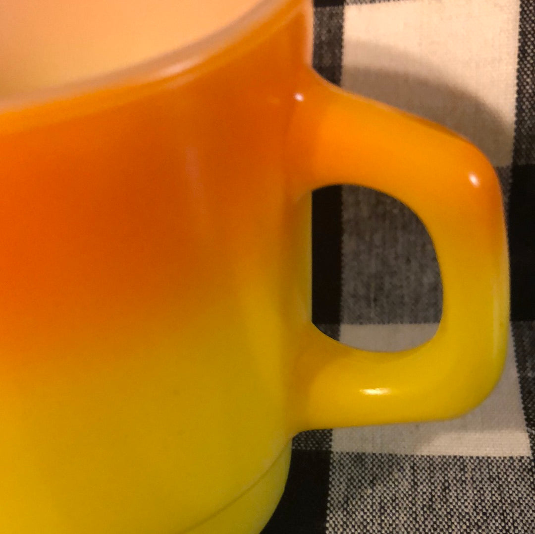 Anchor Hocking FireKing #72 pattern mugs