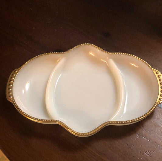 Anchor Hocking Fire King Divided Dish