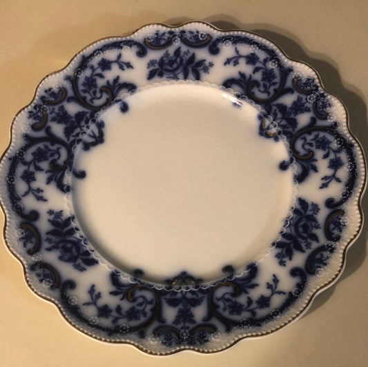 Flo Blue WHGrindley Porcelain Plate