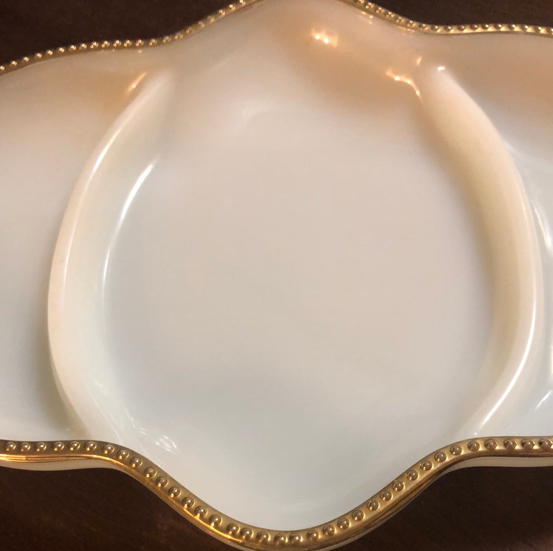Anchor Hocking Fire King Divided Dish