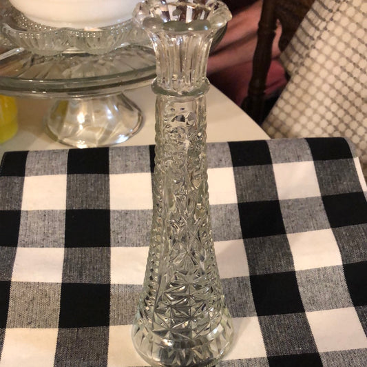 Anchor Hocking Stars n Bars Bud Vase