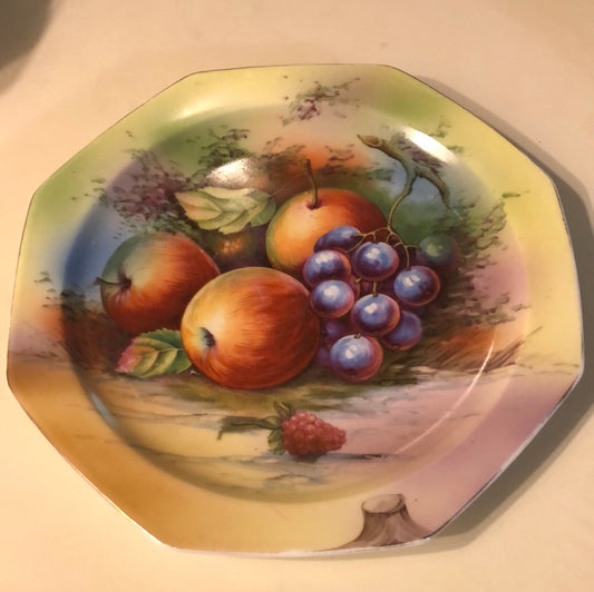 Vintage Bohemian Porcelain Luncheon Plate