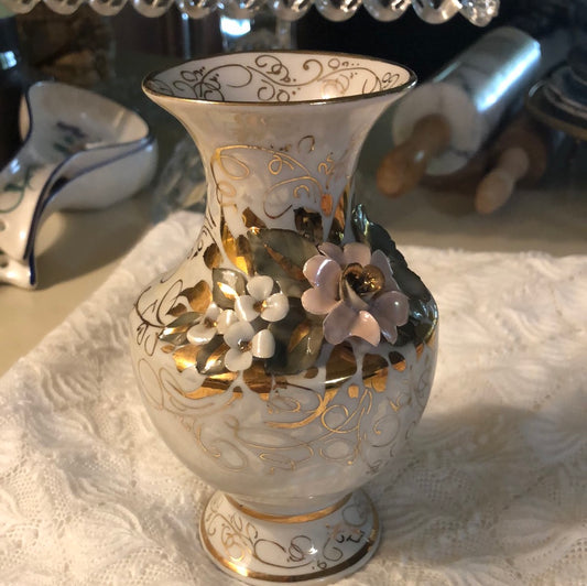 Porcelain Hand made Russian Vase