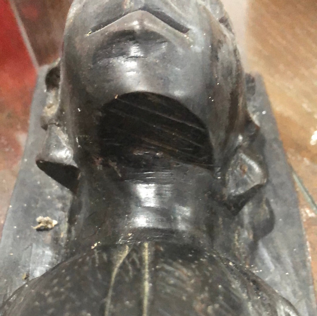 African Male Tribal Head statue